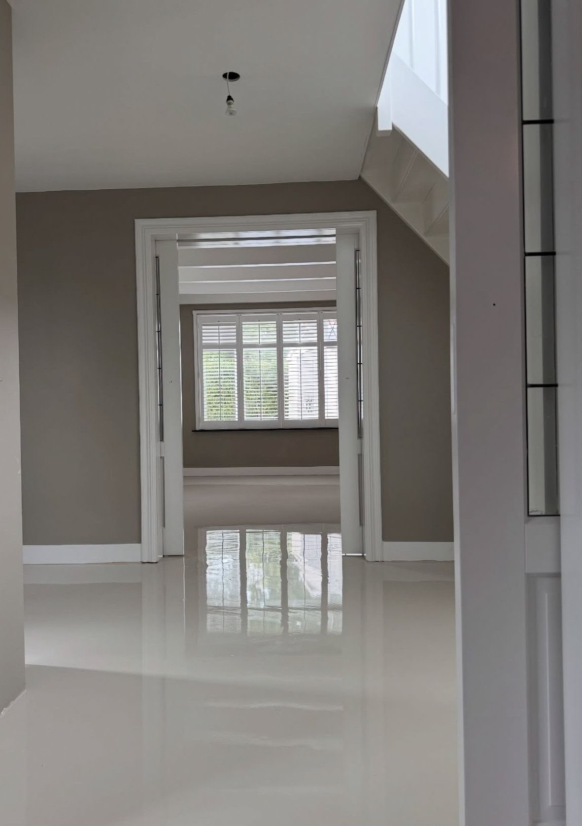 Gietvloer Hal & Woonkamer — PVC vloer in Rotterdam